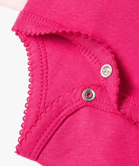 Bodies à bretelles avec motifs exotiques bébé fille (lot de 3) vue3 - GEMO 4G BEBE - GEMO