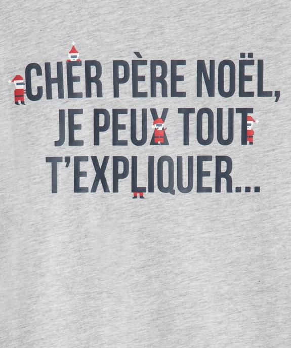Tee-shirt imprimé Noël garçon vue2 - GEMO (JUNIOR) - GEMO