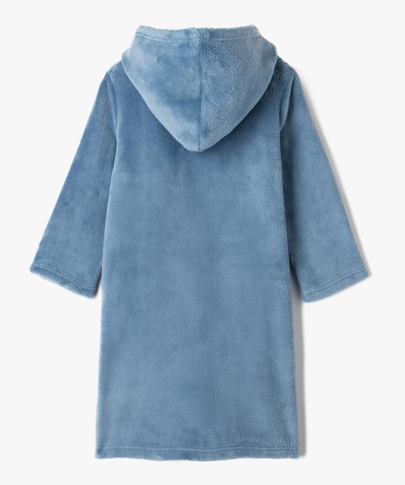 Robe de chambre à capuche en maille  garçon vue4 - GEMO (ENFANT) - GEMO