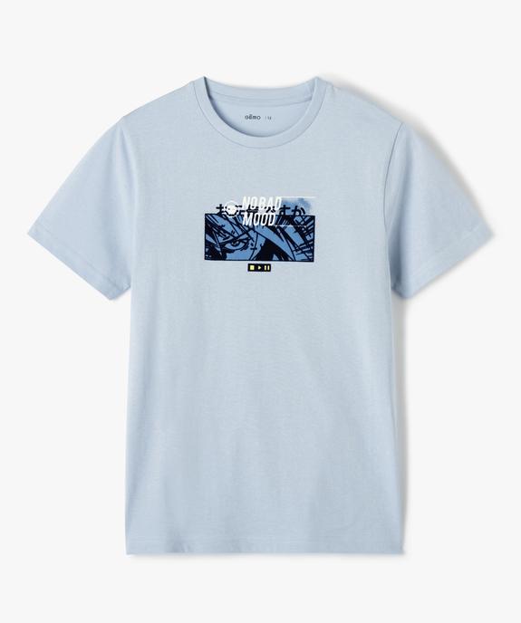Tee-shirt imprimé graphique garçon vue2 - GEMO (JUNIOR) - GEMO