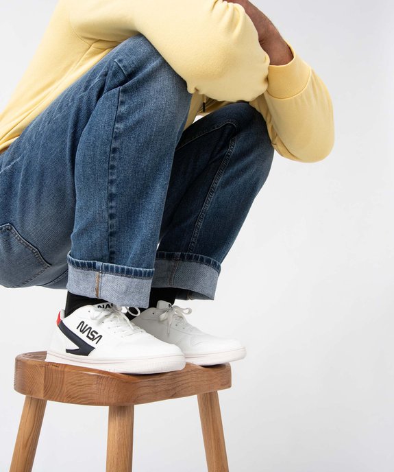 Baskets homme bicolores à lacets – Nasa vue1 - NASA - GEMO