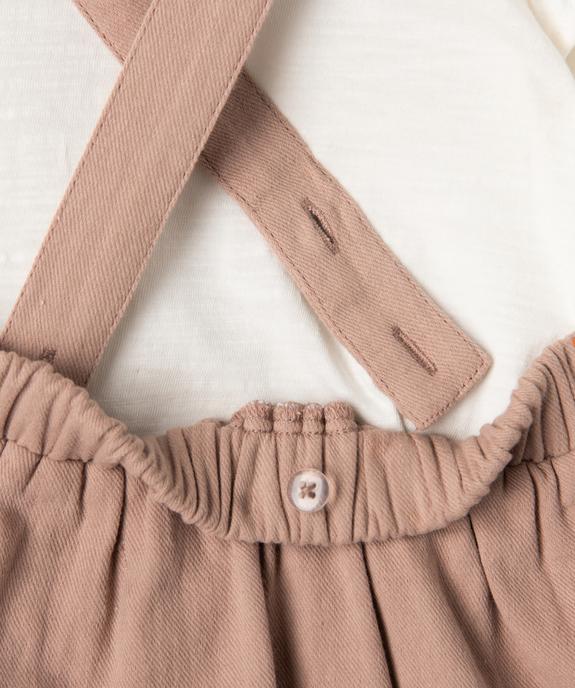 Ensemble 2 pièces bébé fille - Tee-shirt et robe vue4 - GEMO(BEBE DEBT) - GEMO