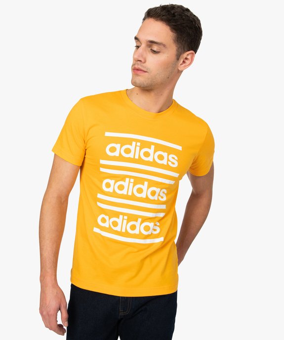 أمريكان قيرل Tee-shirt homme à manches courtes avec inscriptions Adidas أمريكان قيرل