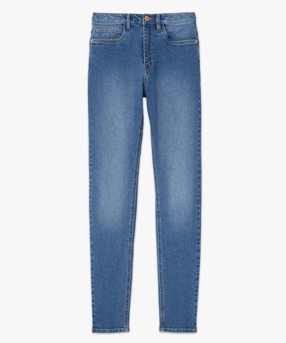 Jean coupe Slim taille haute femme vue4 - GEMO(FEMME PAP) - GEMO