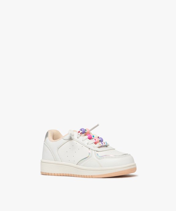 Baskets avec lacets élastiques fantaisie fille - Lovely Wings vue9 - LOVELY WINGS - GEMO