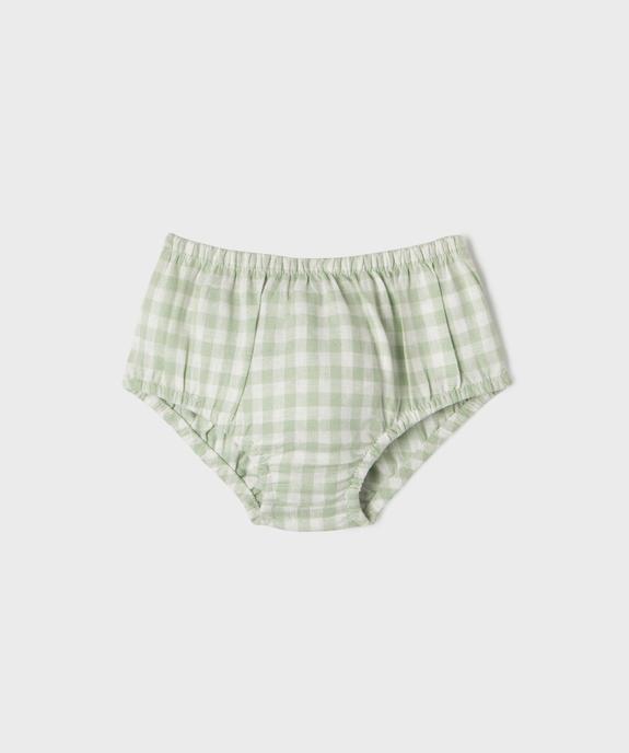Ensemble 3 pièces bébé fille body, blouse et culotte vue7 - GEMO(BB COUCHE) - GEMO