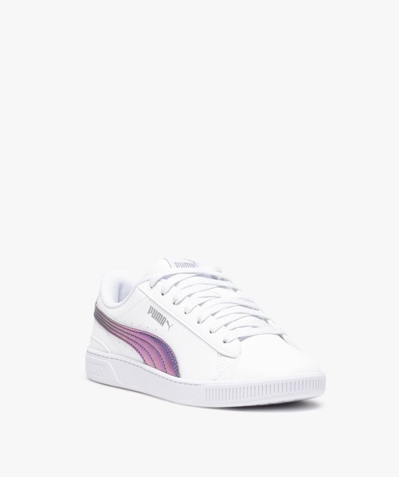 Tennis fille avec bande contrastantes - Puma Vikky V3 vue2 - PUMA - GEMO