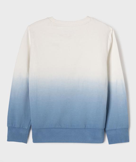 Sweat en maille French Terry coloris dégradé garçon vue7 - GEMO (ENFANT) - GEMO