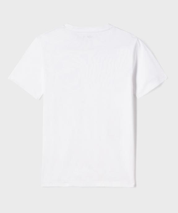 Tee-shirt à manches courtes uni garçon vue6 - GEMO (JUNIOR) - GEMO