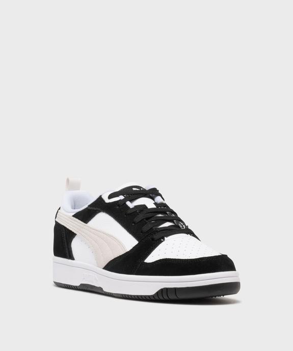 Baskets basses en cuir Rebound V6 homme - Puma vue3 - PUMA - GEMO