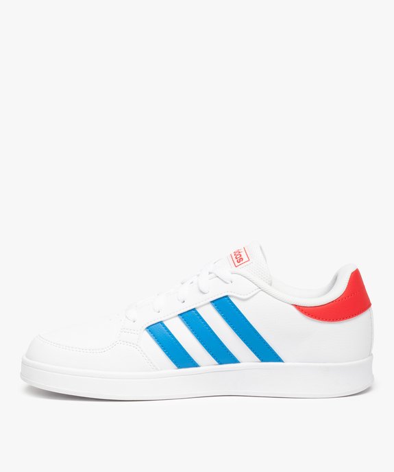 Baskets garçon tricolores à lacets – Adidas Breaknet vue3 - ADIDAS - GEMO
