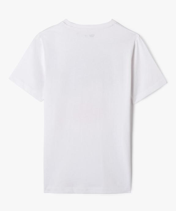 Tee-shirt en coton à manches courtes garçon vue7 - GEMO 4G GARCON - GEMO