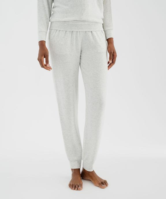 Pantalon de pyjama en maille fine femme vue11 - GEMO 4G FEMME - GEMO