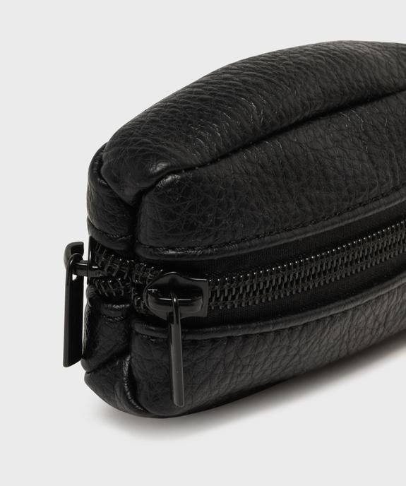 Porte-monnaie à double poche zippé femme vue2 - GEMO (ACCESS) - GEMO