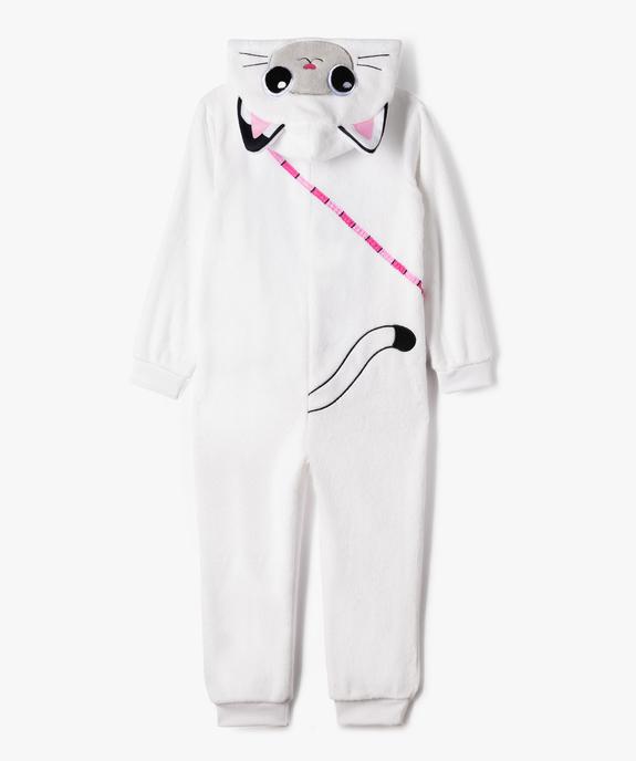 Combinaison pyjama en maille  motif chat fille - Gabby’s Dollhouse vue4 - GABBY - GEMO