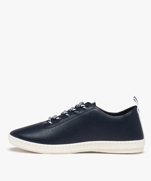 Baskets femme unies à tige extra souple – Terre de Marins vue3 - TERRE DE MARINS - GEMO