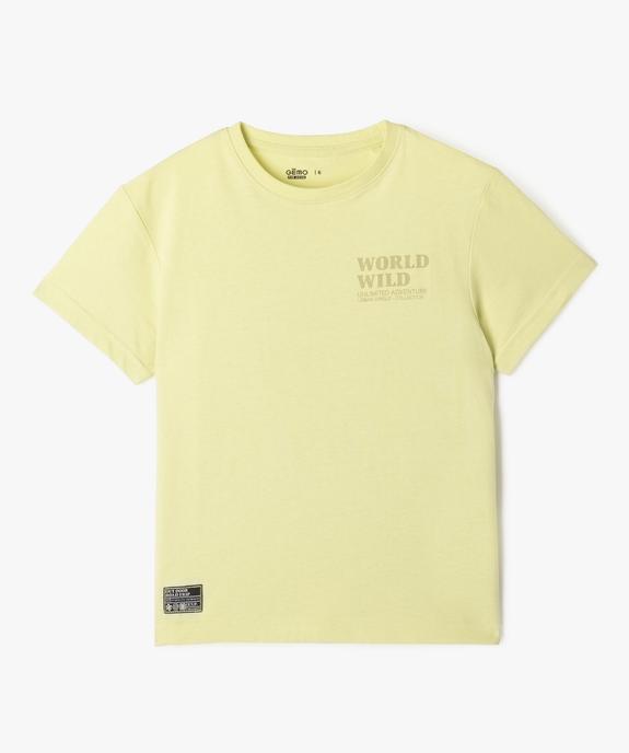 Tee-shirt imprimé recto verso garçon vue2 - GEMO 4G GARCON - GEMO