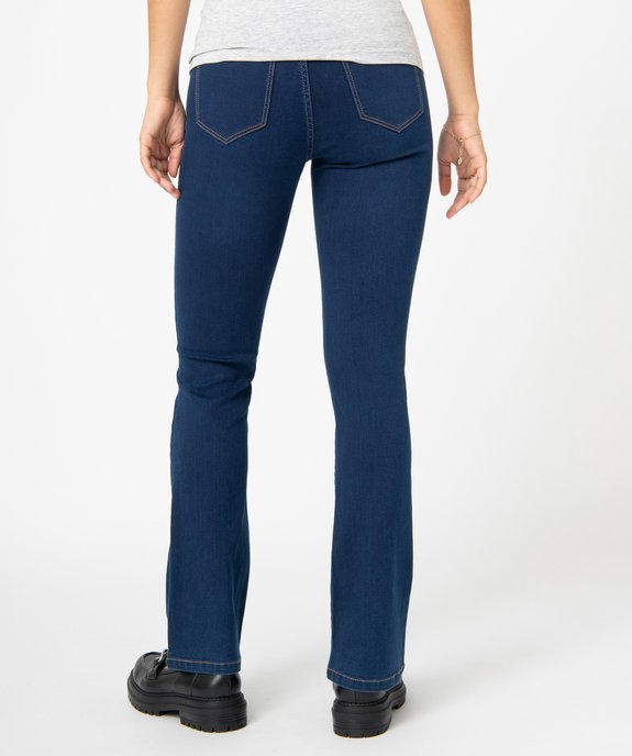 Jean femme coupe Bootcut taille normale vue3 - GEMO 4G FEMME - GEMO