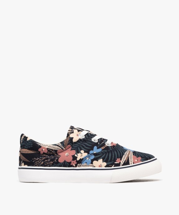 Tennis en toile fleurie fille - Camps United vue1 - LOVELY WINGS - GEMO