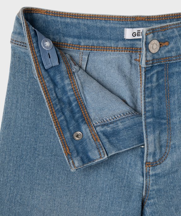 Jean wide leg avec taille ajustable fille vue2 - GEMO (ENFANT) - GEMO