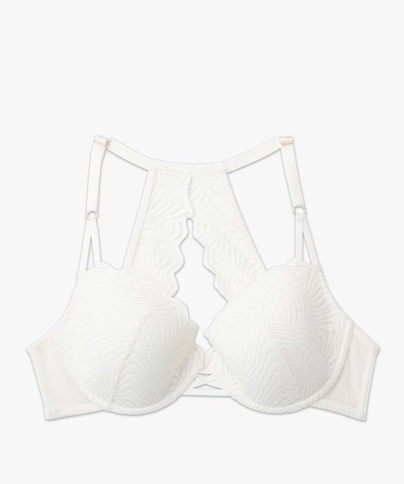 Soutien-gorge femme grande taille à bonnets moussés emboitants et dos fantaisie vue4 - GEMO(HOMWR FEM) - GEMO