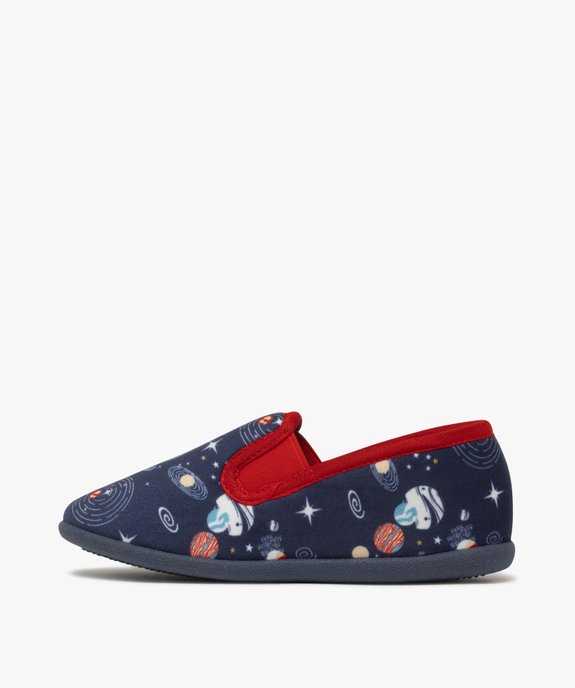 Chaussons garçon pantoufles à motif spatial vue3 - GEMO 4G GARCON - GEMO