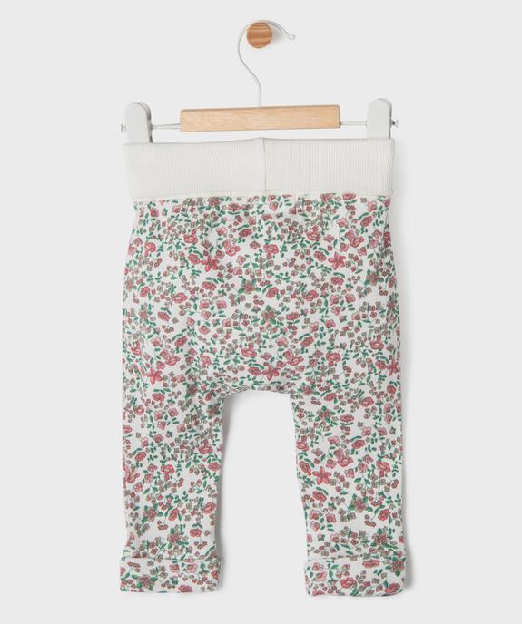 Pantalon en maille évolutif bébé fille vue5 - GEMO 4G BEBE - GEMO