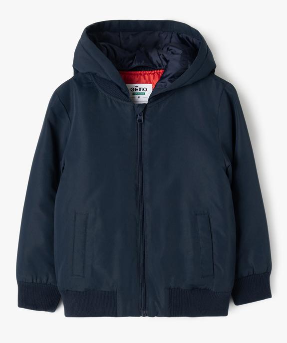 Blouson bomber à capuche garçon vue7 - GEMO 4G GARCON - GEMO