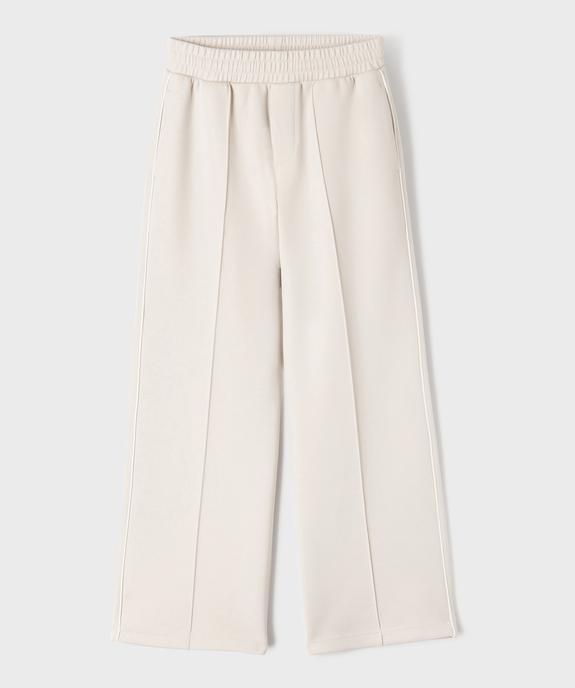 Pantalon de jogging large fille vue1 - GEMO (JUNIOR) - GEMO