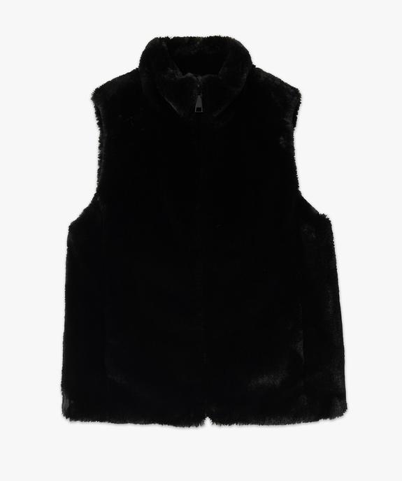 Veste sans manches en fourrure imitation femme vue4 - GEMO 4G FEMME - GEMO