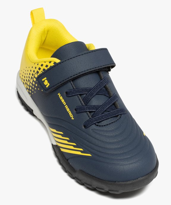 Chaussures de foot garçon avec fermeture scratch vue5 - 5 MILES GEMO FOR GOOD - GEMO
