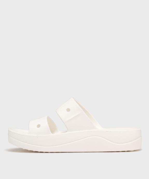 Mules de piscine femme à double brides et semelle plateforme - Crocs vue3 - CROCS - GEMO
