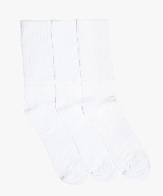 Chaussettes homme spécial sport tige haute (lot de 3)  vue1 - GEMO(HOMWR HOM) - GEMO