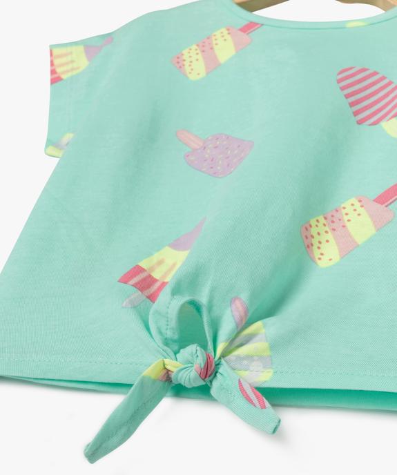 Tee-shirt à manches courtes loose imprimé bébé fille vue2 - GEMO(BEBE DEBT) - GEMO
