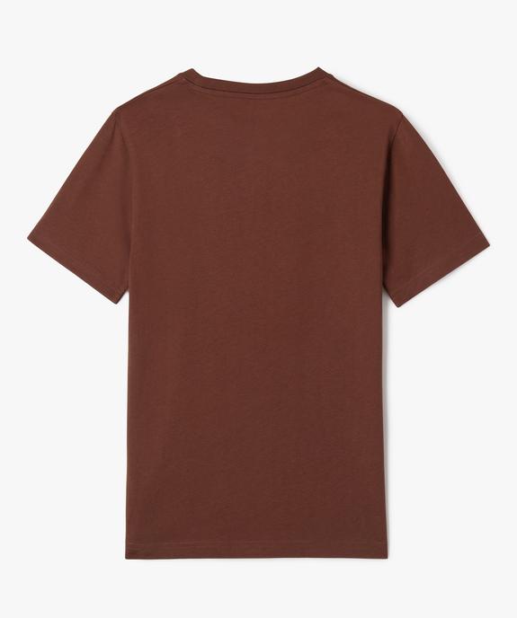 Tee-shirt en coton à manches courtes garçon vue3 - GEMO 4G GARCON - GEMO