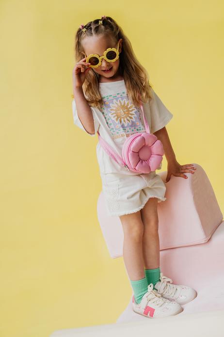 Tee-shirt manches courtes en jersey de coton à motif fille vue4 - GEMO 4G FILLE - GEMO