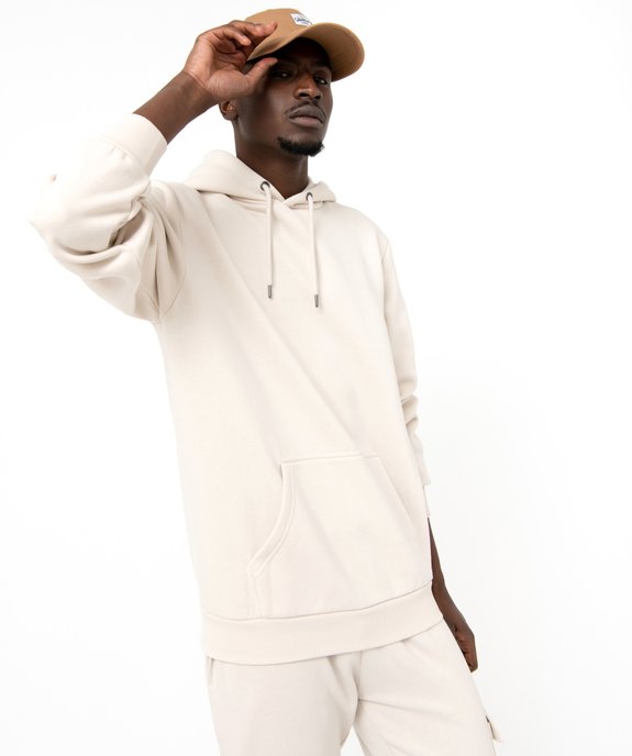 Sweat à capuche intérieur molletonné homme vue1 - GEMO 4G HOMME - GEMO