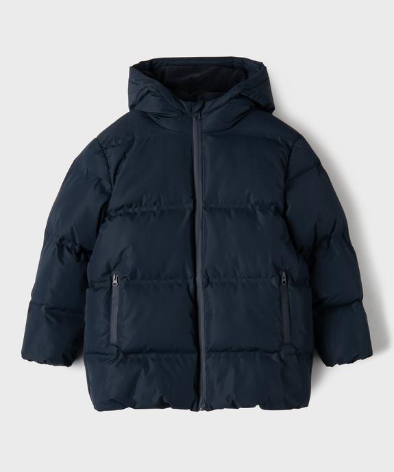 Blouson déperlant doublé polaire à capuche garçon vue2 - GEMO 4G GARCON - GEMO