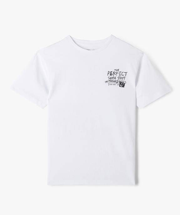 Tee-shirt large inscriptions graphiques garçon vue1 - GEMO 4G GARCON - GEMO
