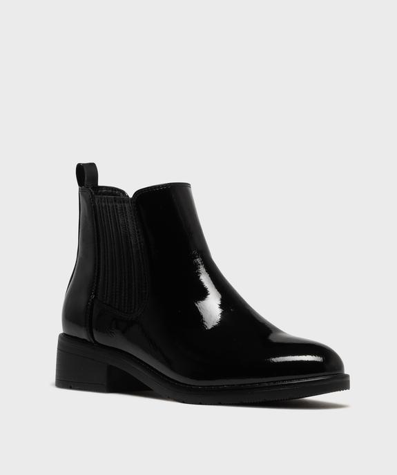 Boots Chelsea vernis femme - Valentina Baldano vue3 - VALENTINA BALDA - GEMO