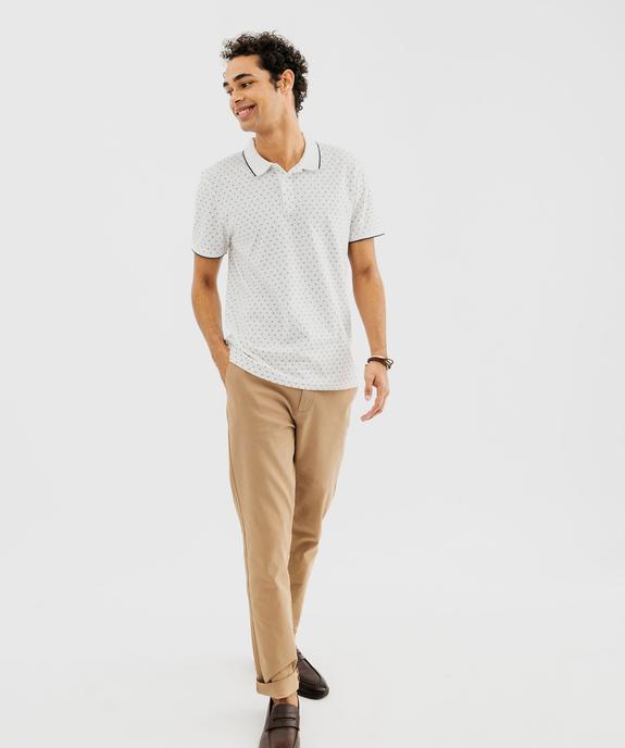 Pantalon chino coupe Slim homme vue4 - GEMO 4G HOMME - GEMO