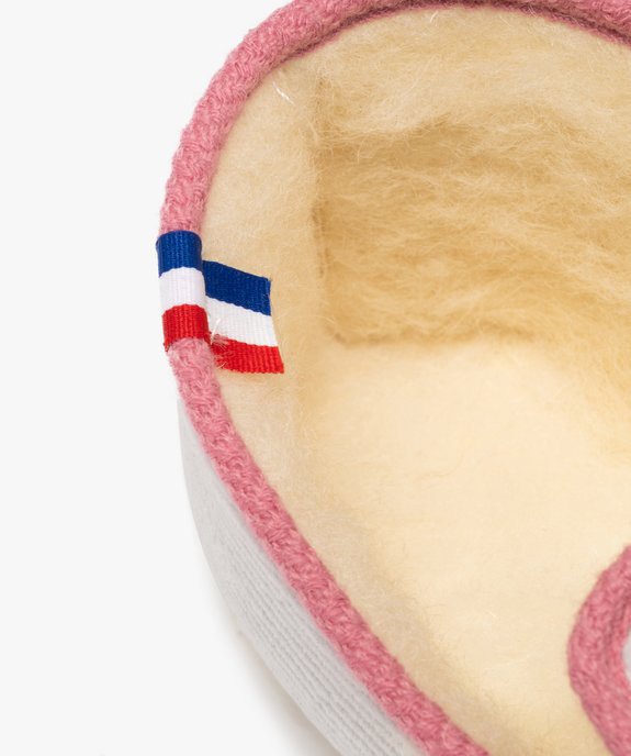 Chaussons enveloppants en velours doublés laine femme vue6 - GEMO(HOMWR FEM) - GEMO