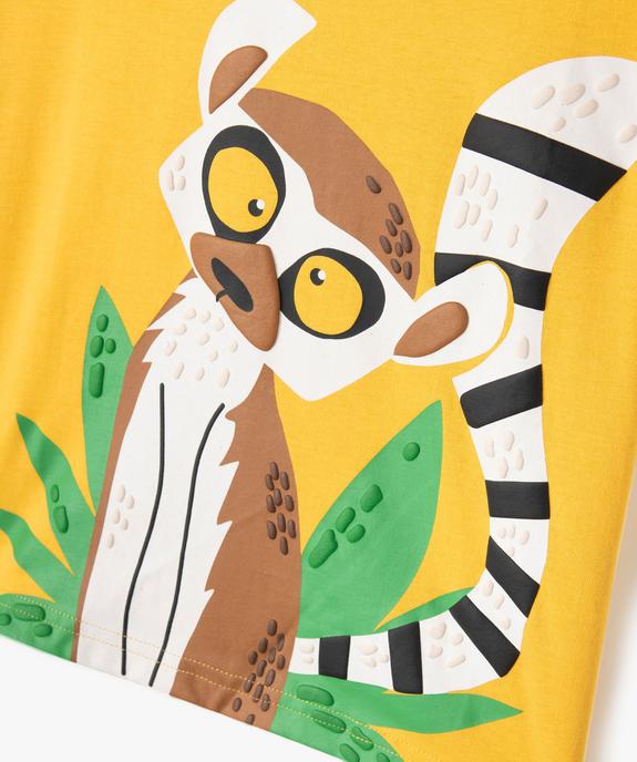 Tee-shirt imprimé animalier garçon vue6 - GEMO (ENFANT) - GEMO