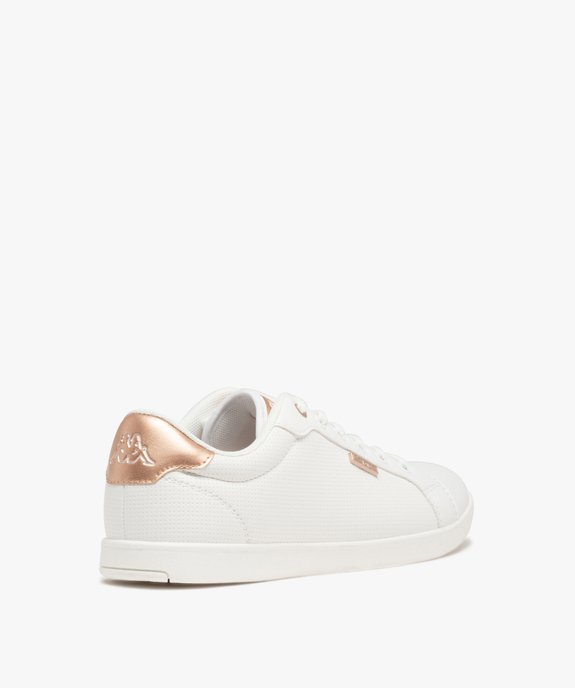 Baskets femme unies avec microperforations – Kappa Lena vue4 - KAPPA - GEMO