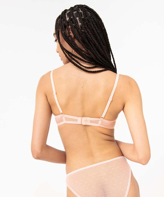 Soutien-gorge corbeille en dentelle à armatures vue2 - GEMO(HOMWR FEM) - GEMO