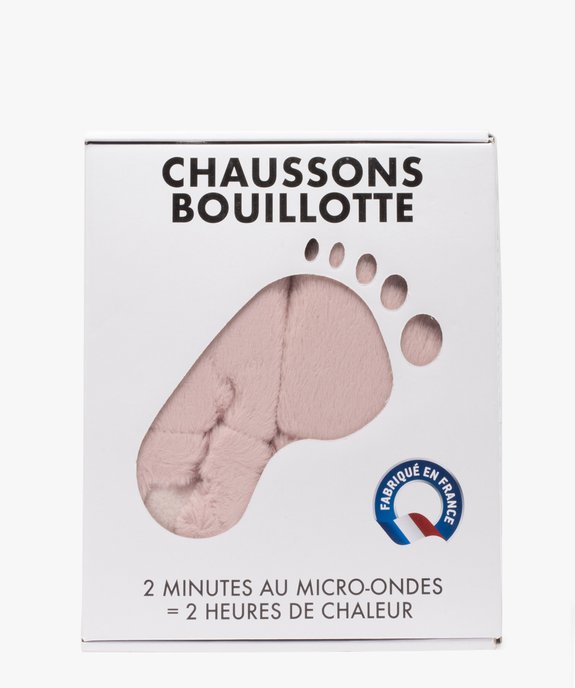 Chaussons bouillotte à chauffer au micro-ondes vue1 - AUTRES MARQUES - GEMO