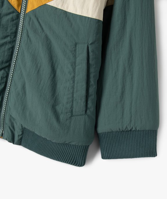 Blouson à capuche doublé polaire garçon vue5 - GEMO 4G GARCON - GEMO