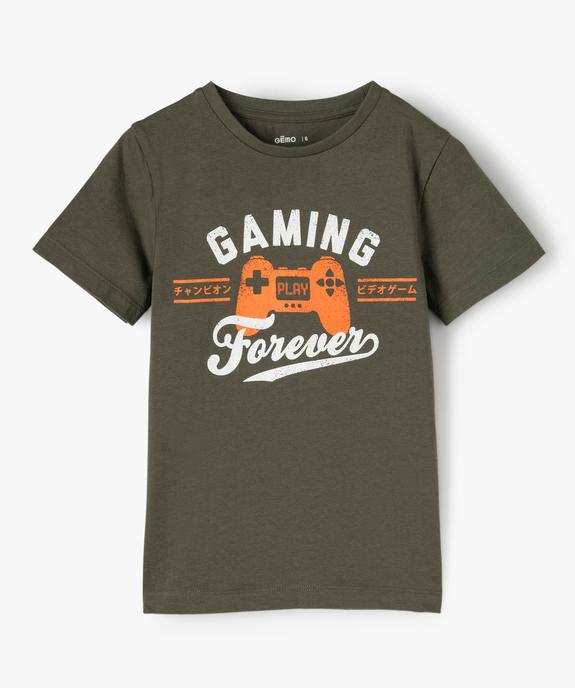 Tee-shirt garçon imprimé à manches courtes vue1 - GEMO 4G GARCON - GEMO