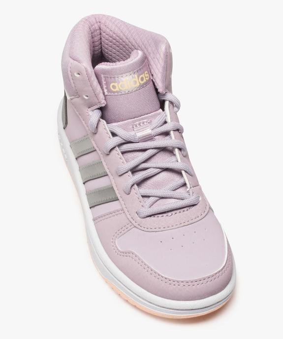Baskets fille semi-montantes bicolores - Hoops Mid Adidas vue5 - ADIDAS - GEMO