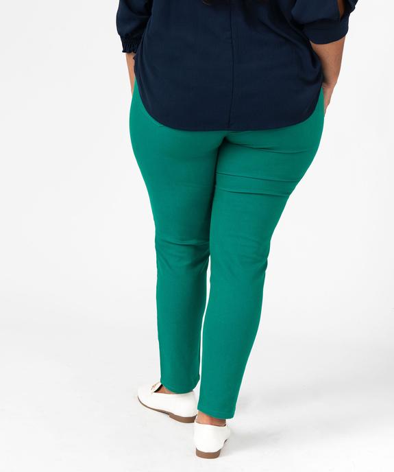 Pantalon coupe Regular taille ajustable femme grande taille vue3 - GEMO (G TAILLE) - GEMO